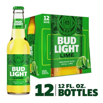 Bud Light Lime Lime Beer, 12 Pack Beer, 12 FL OZ Bottles, 4.2% ABV