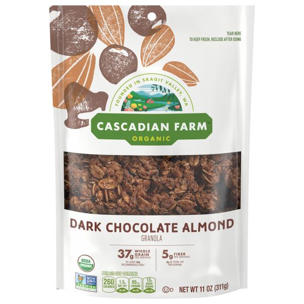 Cascadian Farm Organic Granola, Dark Chocolate Almond Publix Super