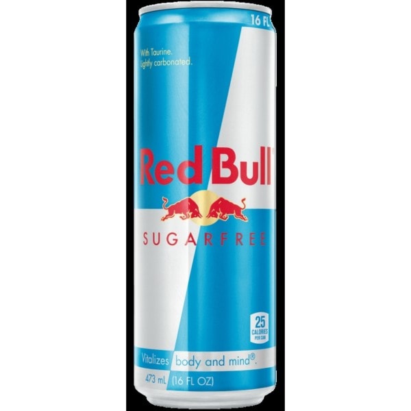 Red Bull Energy Drink 65本 Red Bull Sugar Free Energy Drink 151mg Caffeine, 16 fl oz Can
