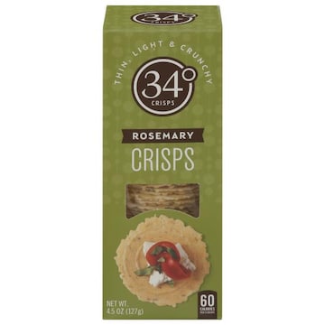 34 Degrees Crackers, Rosemary Crispbread