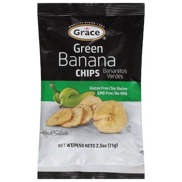Grace Green Banana Chips, Salted