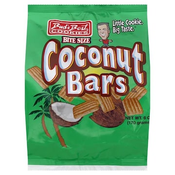 Bud's Best Cookies Coconut Bars, Bite Size