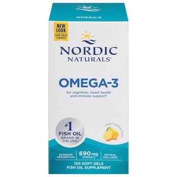 Nordic Naturals OMEGA-3, 690 MG, LEMON, SOFT GELS