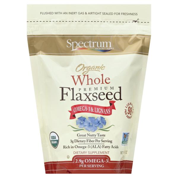 Spectrum Culinary Flaxseed, Organic, Whole Publix Super Markets