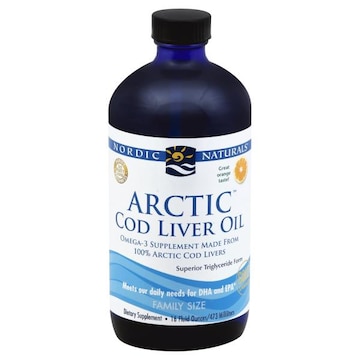 Nordic Naturals Cod Liver Oil, Arctic  Orange, Family Size