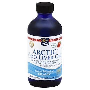 Nordic Naturals Cod Liver Oil, Arctic, Strawberry
