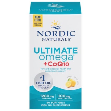Nordic Naturals Ultimate Omega Ultimate Omega + CoQ10, Soft Gels