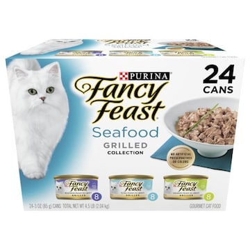 Fancy Feast Cat Food, Gourmet, Grilled Collection