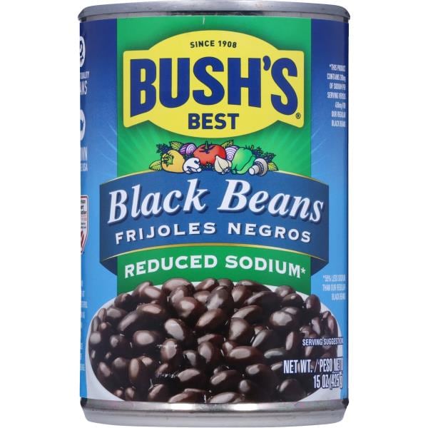 Bush's Best Black Beans, Reduced Sodium | Publix Super Markets