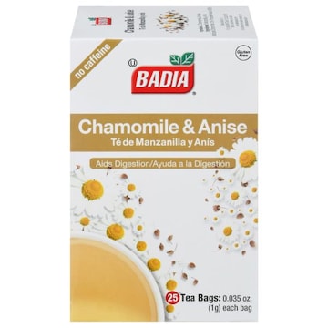 Badia Tea, Chamomile & Anise, Tea Bags