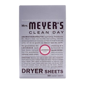 Mrs. Meyer's Dryer Sheets, Lavender Scent