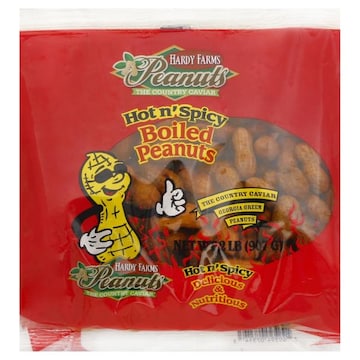 Hardy Farms Peanuts Peanuts, Boiled, Hot n' Spicy