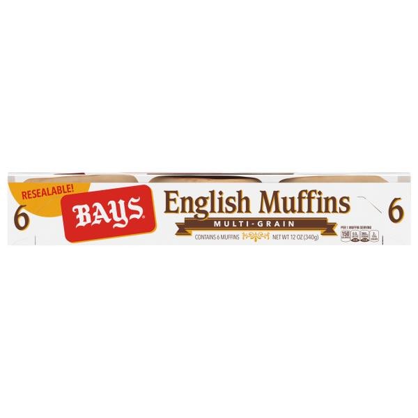 Bays English Muffins, MultiGrain Publix Super Markets