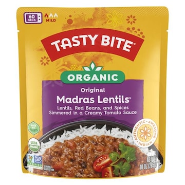 Tasty Bite Organic Madras Lentils 10oz Savory lentil curry