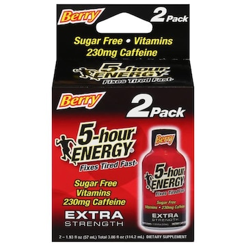 5-Hour Energy Energy Shot, Extra Strength, Berry, 2 Pack