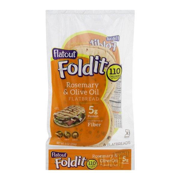 Flatout Foldit Flatbreads, Rosemary & Olive Oil Publix Super Markets