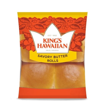 King's Hawaiian Savory Butter Rolls, 4 Count