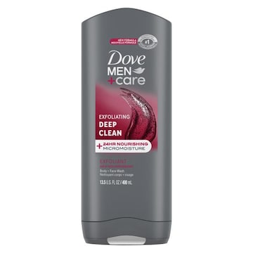 Dove Men + Care Body and Face Wash, Deep Clean