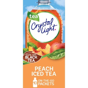 Crystal Light Peach Iced Tea Artificially Flavored Powdered Drink Mix