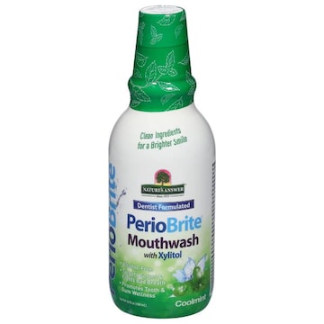 Nature's Answer PerioBrite Mouthwash, with Xylitol, Coolmint