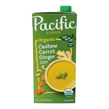 Pacific Foods Organic Cashew Carrot Ginger Soup
