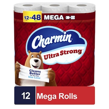 Charmin Ultra Strong Toilet Paper 12 Mega Rolls