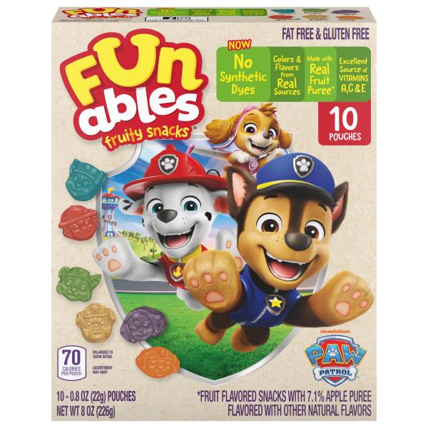 Funables Fruit Flavored Snacks, Paw Patrol | Publix Super Markets
