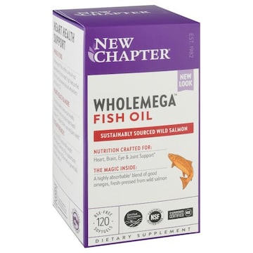 New Chapter Wholemega Fish Oil, Softgels