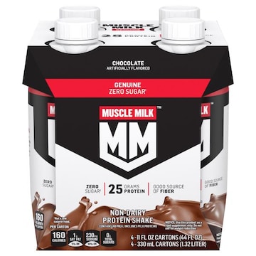 Muscle Milk Protein Shake, Non-Dairy, Chocolate, Genuine