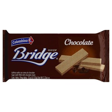 Colombina Bridge Wafer, Chocolate