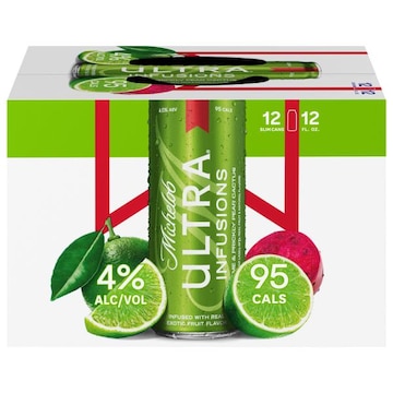 Michelob Ultra Infusions Beer, Lime & Prickly Pear Cactus