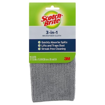 Scotch-Brite Microfiber Cloth, 3-in-1
