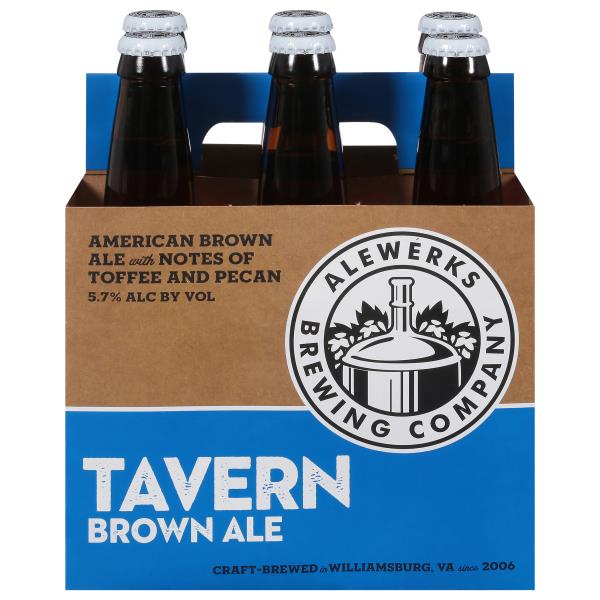 Alewerks Brewing Company Beer, Brown Ale, Tavern Publix Super Markets