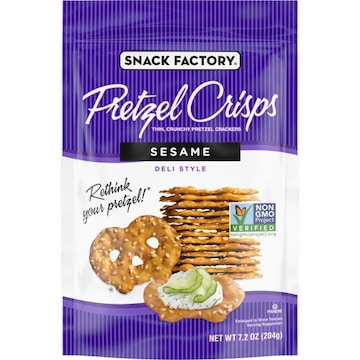 Snack Factory® Sesame Pretzel Crisps