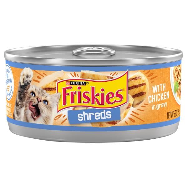 Friskies Cat Food with Chicken in Gravy Shreds Publix Super