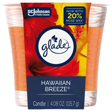 Glade Single Wick Candle, Hawaiian Breeze