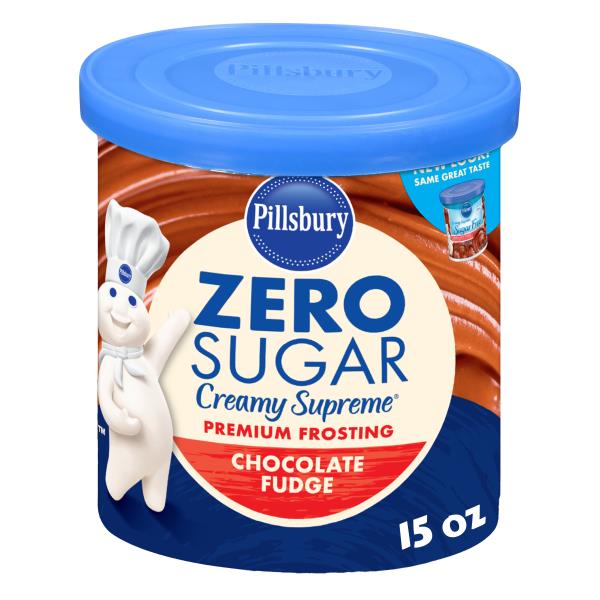 Pillsbury Creamy Supreme Zero Sugar Chocolate Fudge Flavored