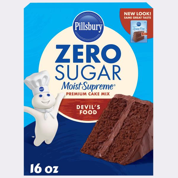 Pillsbury Moist Supreme Zero Sugar Devil's Food Cake Mix Publix Super Markets