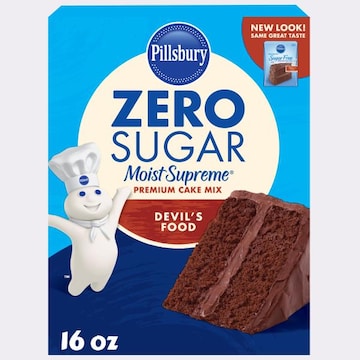 Pillsbury Moist Supreme Zero Sugar Devil's Food Cake Mix