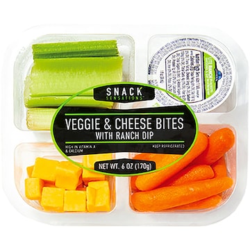Snack Sensations Veggie & Cheese Bites with Ranch Dip