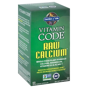 Garden of Life Vitamin Code Raw Calcium, Vegetarian Capsules