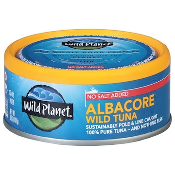 Wild Planet Wild Tuna, No Salt Added, Albacore