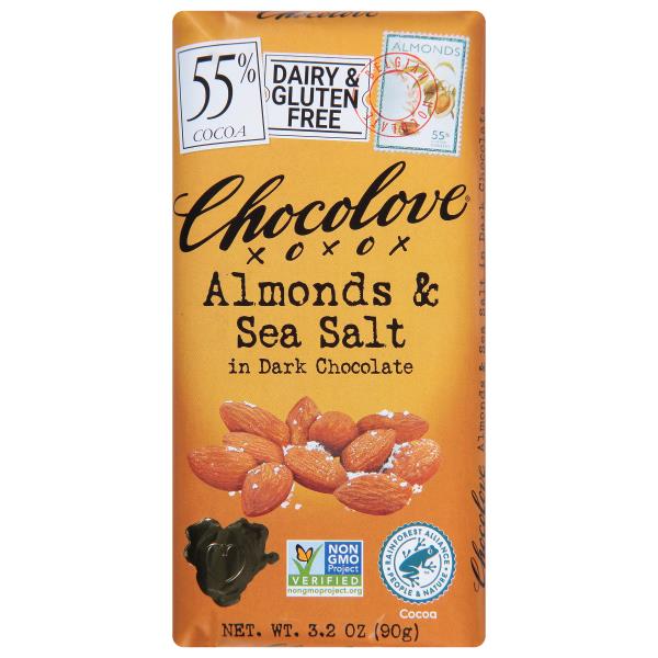 Chocolove Almonds & Sea Salt, in Dark Chocolate | Publix Super Markets