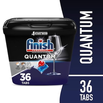 Finish Powerball Quantum Dishwasher Detergent, Automatic