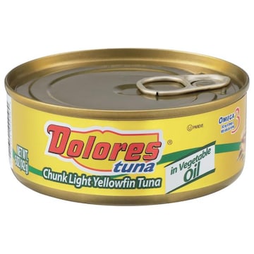 Dolores Chunk Light Yellowfin Tuna in Vegetable Oil