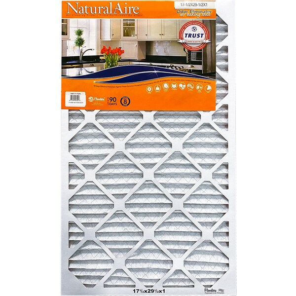 Natural Aire Air Cleaning Filter, Odor Eliminator with Baking Soda, 17