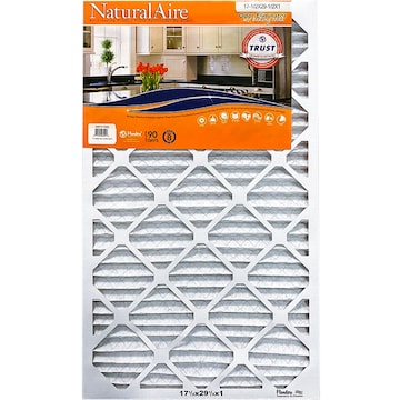 Natural Aire Air Cleaning Filter, Odor Eliminator with Baking Soda, 17-1/2 x 29 - 1/2 x 1