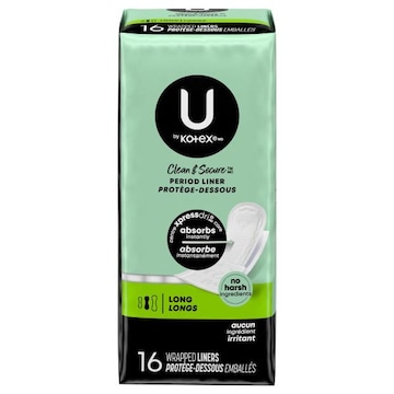 U by Kotex Clean & Secure Long Period Liner