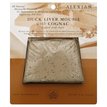 Alexian Mousse, Duck Liver with Cognac