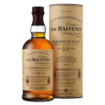 The Balvenie Scotch Whisky, Single Malt, Caribbean Cask, 14